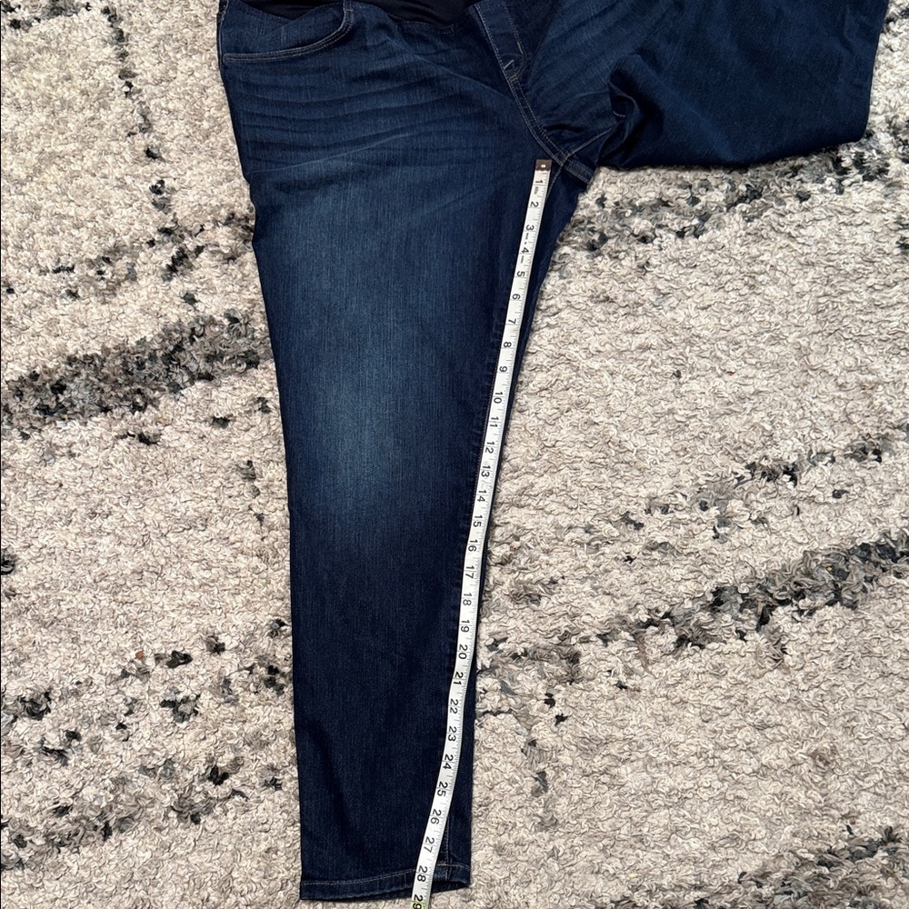 Isabel Maternity by Ingrid & Isabel Dark Blue Skinny Jeans - Picture 7 of 11